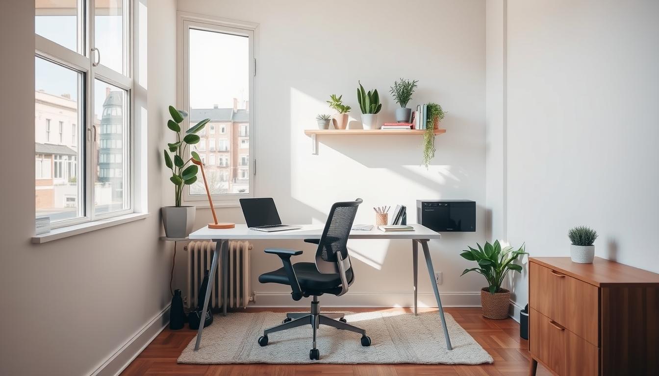 Rental-Friendly Home Office