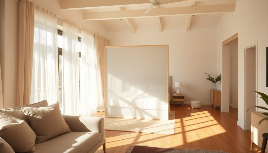 maximizing light in studio space