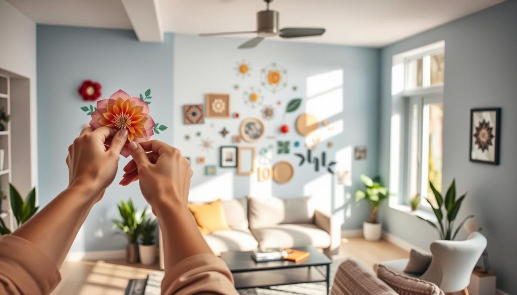 no-Reno & no-drill wall decal decor