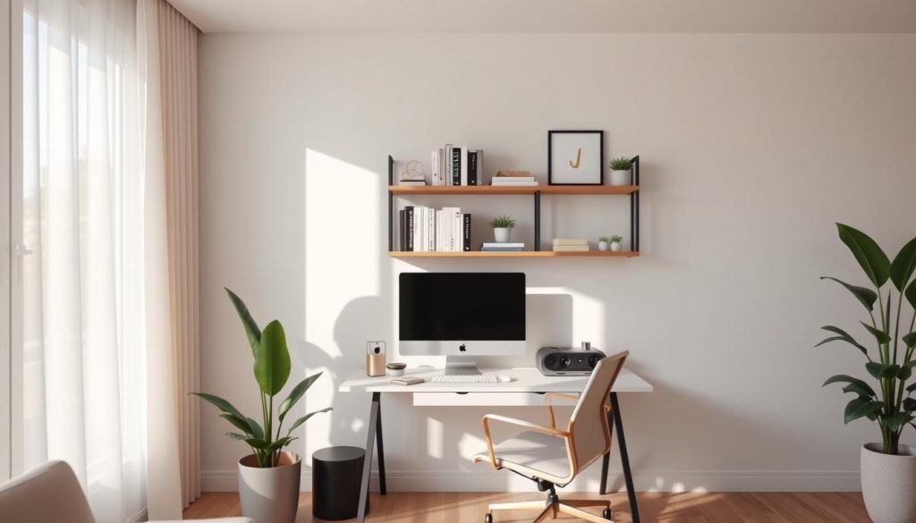 rental-friendly home office