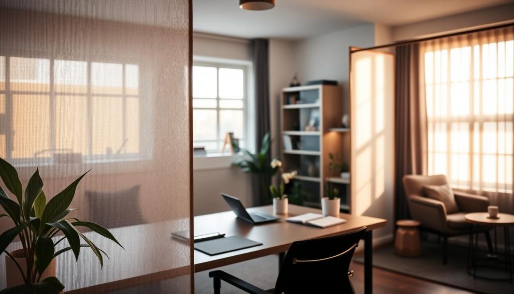 visual privacy solutions for home office